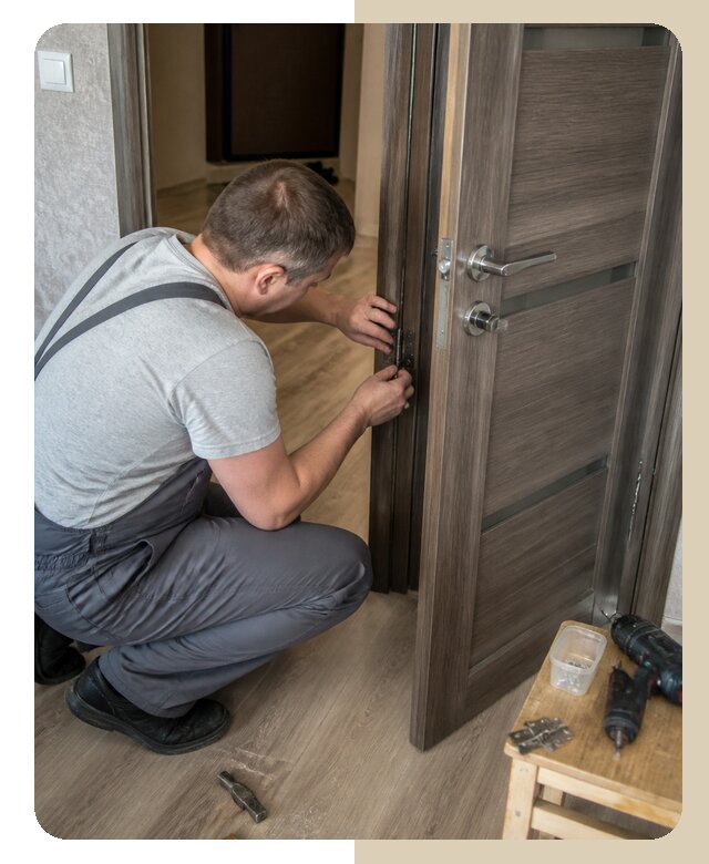 Замена дверных петель в Назрани по цене от 2568 р. | ДвериЛегко-Нзр