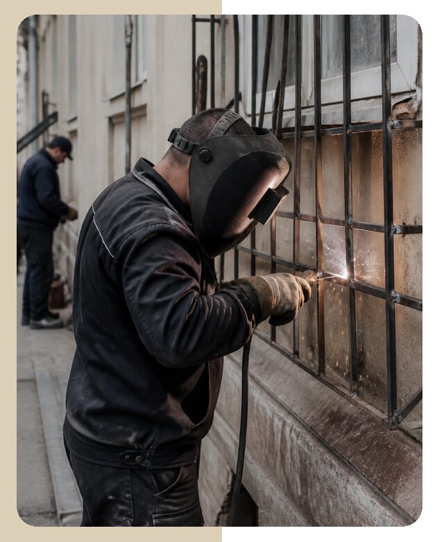 Переварка и ремонт оконных решеток с выездом в Назрани
